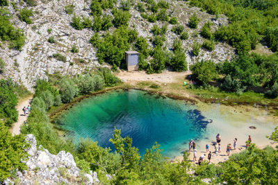 Scenic view of lake