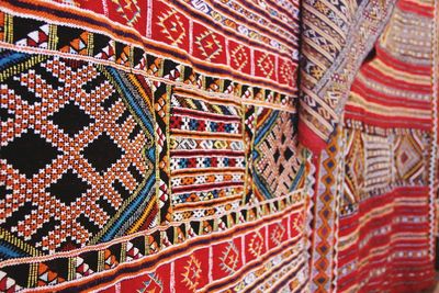 Close-up of moroccan carpet