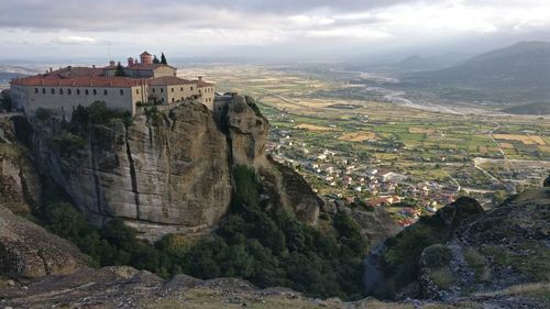 Panoramic view of buildings against sky