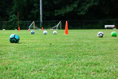 Training soccer field