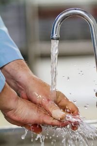 Hand washing hand washing technique.