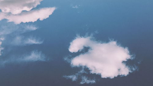 Low angle view of clouds in sky