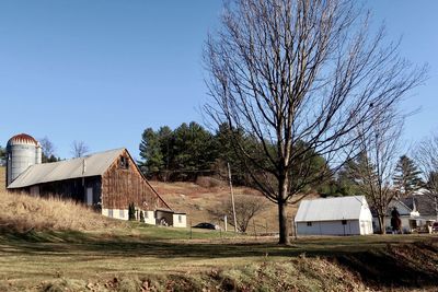 Farmland in the sunlight 