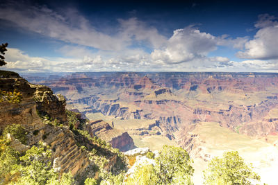High angle view of mountains