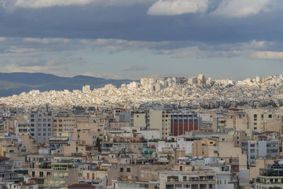 Cityscape against sky