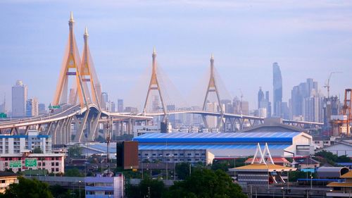 View of city at waterfront