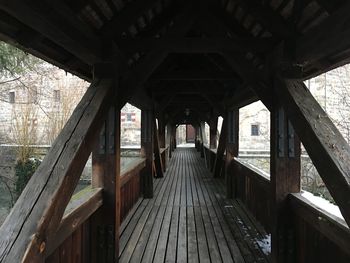 Interior of bridge