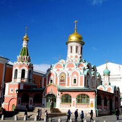 View of cathedral against clear sky