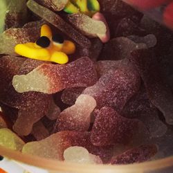 Close-up of food on table