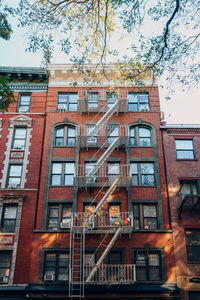 Low angle view of building against sky