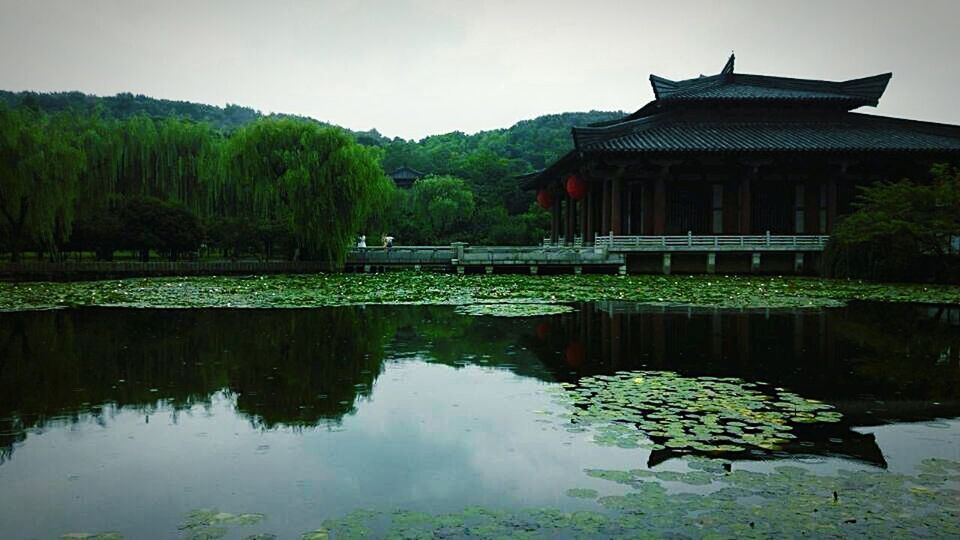 VIEW OF POND IN PARK