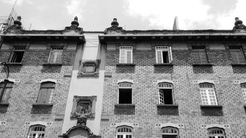 Low angle view of building against sky