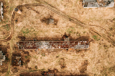 Aerial view of built structure outdoors