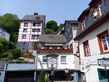 Low angle view of building against sky