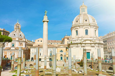 Famous old trajan forum is one of the main tourist attractions in the city.