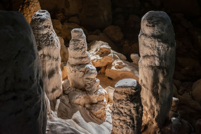 Close-up of rock formation