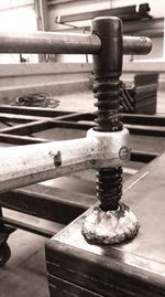 Close-up of metal object