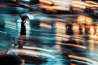 Full frame shot of people on street