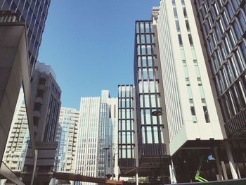 Low angle view of skyscrapers