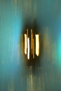 Close up of burning candle