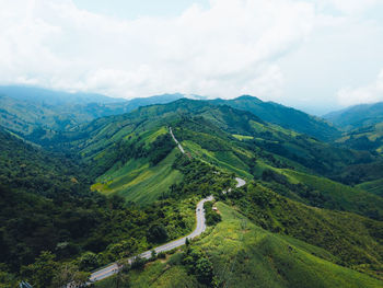 Scenic view of landscape against sky