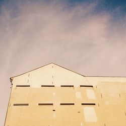 Low angle view of building against sky