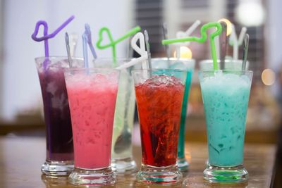 Close-up of drink in glass