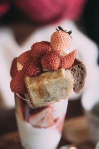 Close-up of strawberries