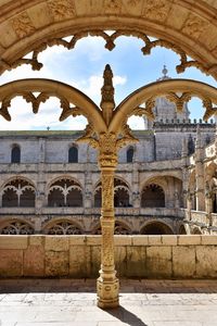 Low angle view of historical building