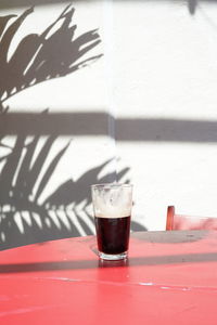 Close-up of drink on table