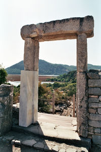 Old ruins against sky