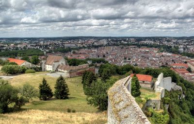Aerial view of a city