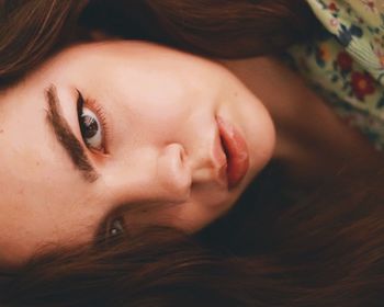 Close-up portrait of a girl