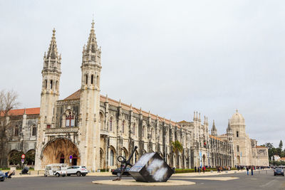  jerónimos monastery against sky in city