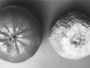 High angle view of fruit on table