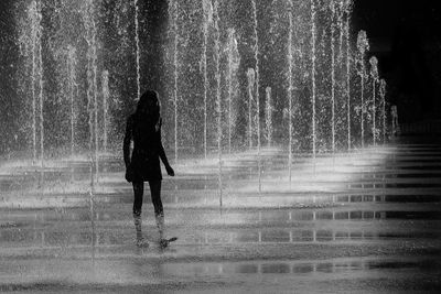 View of woman walking outdoors