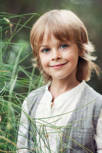 Portrait of a smiling young woman