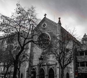 Low angle view of church against sky