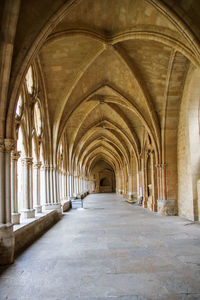 Corridor of historic building