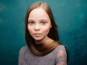 Portrait of teenager girl