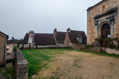 Historic building against clear sky