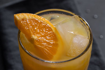 Close-up of drink on table