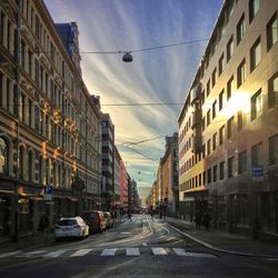 View of city street