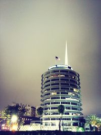 Low angle view of skyscraper