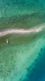 Aerial view of sea