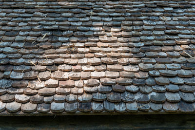 Full frame shot of stone wall