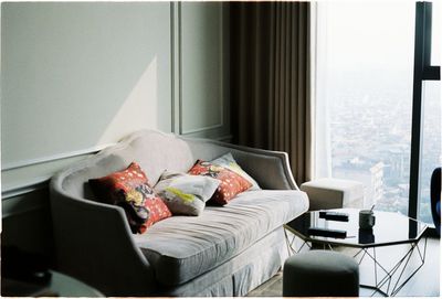 Interior of bedroom at home