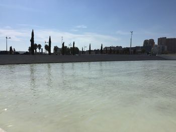 Panoramic view of buildings against sky