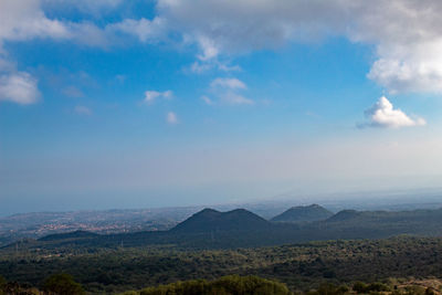 Scenic view of landscape against sky