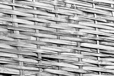 Full frame shot of wicker basket